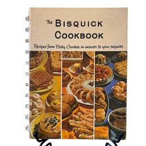 Vintage 1964 First Edition, Betty Crocker Bisquick Cookbook, Spiral Bound, HC